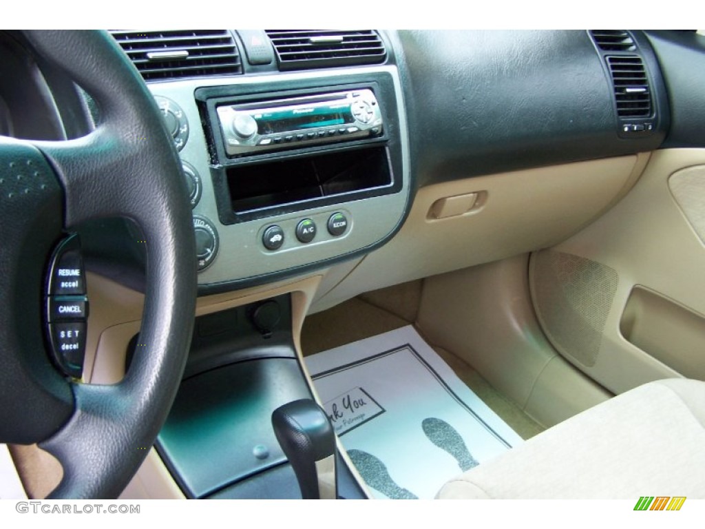 2004 Civic Hybrid Sedan - Taffeta White / Ivory Beige photo #7