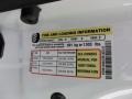 2009 Ford Ranger XL SuperCab 4x4 Info Tag
