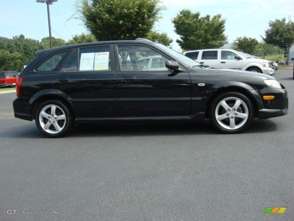 Black Mica 2003 Mazda Protege 5 Wagon Exterior Photo #50882125