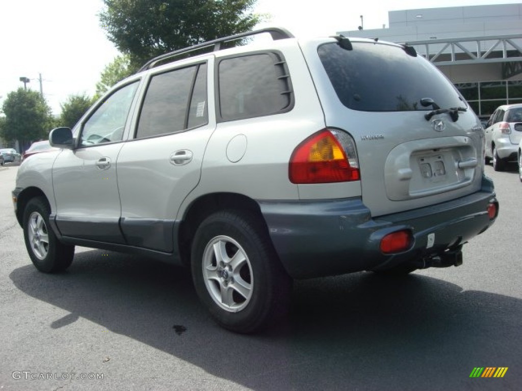 2004 Santa Fe GLS - Pewter / Gray photo #4