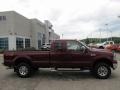 2007 Dark Toreador Red Metallic Ford F250 Super Duty XLT SuperCab 4x4  photo #2