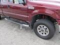 2007 Dark Toreador Red Metallic Ford F250 Super Duty XLT SuperCab 4x4  photo #3