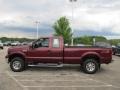 2007 Dark Toreador Red Metallic Ford F250 Super Duty XLT SuperCab 4x4  photo #6