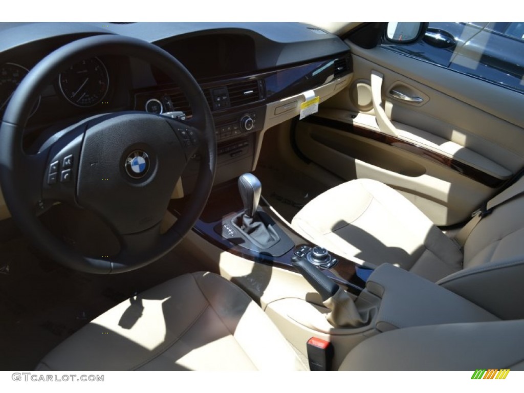 2011 3 Series 335d Sedan - Alpine White / Beige Dakota Leather photo #6