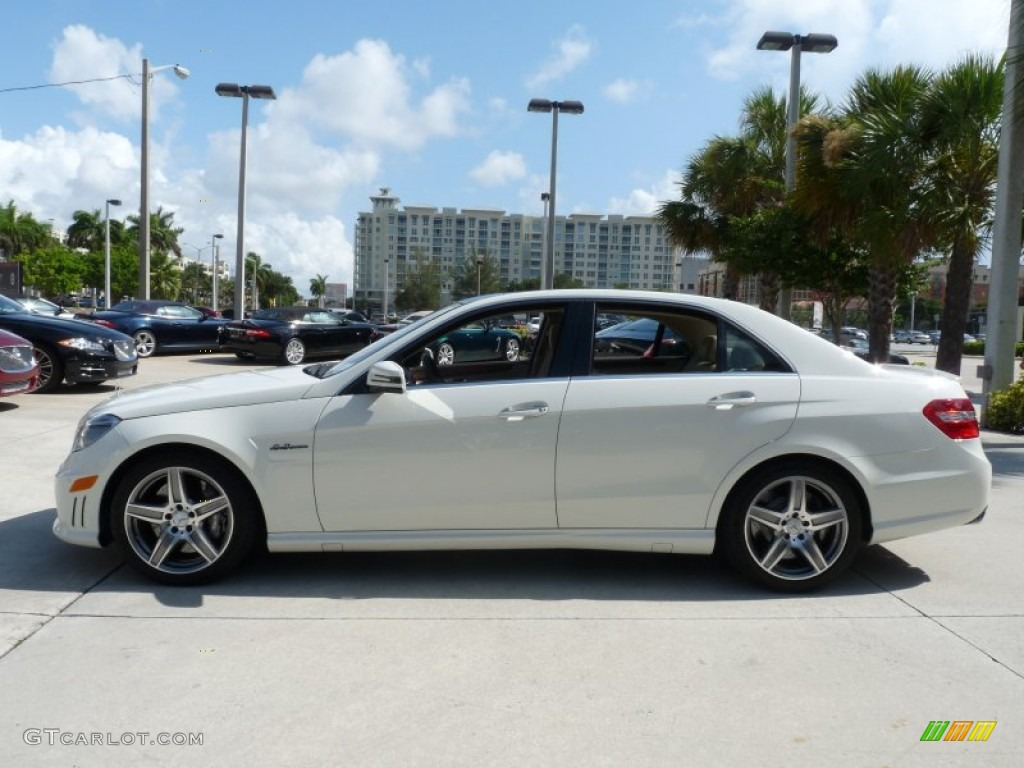 Arctic White 2010 Mercedes-Benz E 63 AMG Sedan Exterior Photo #50883049