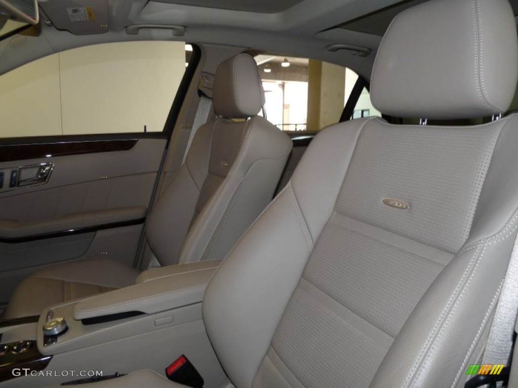 Almond Beige Interior 2010 Mercedes-Benz E 63 AMG Sedan Photo #50883259