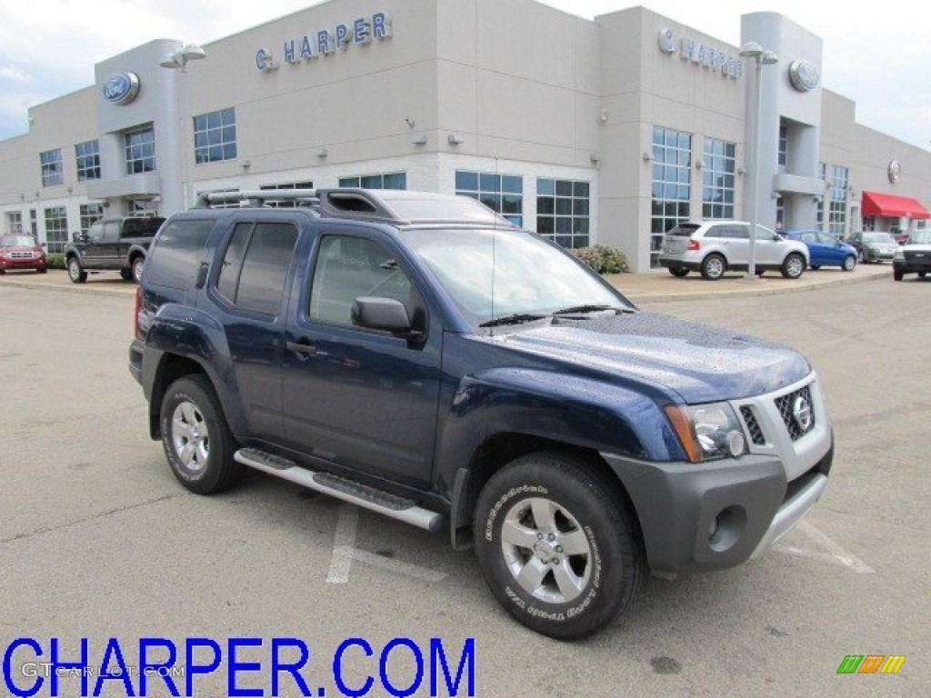 Navy Blue Metallic Nissan Xterra