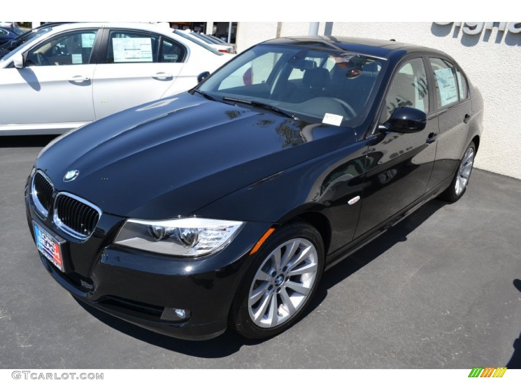 2011 3 Series 328i Sedan - Jet Black / Black Dakota Leather photo #3