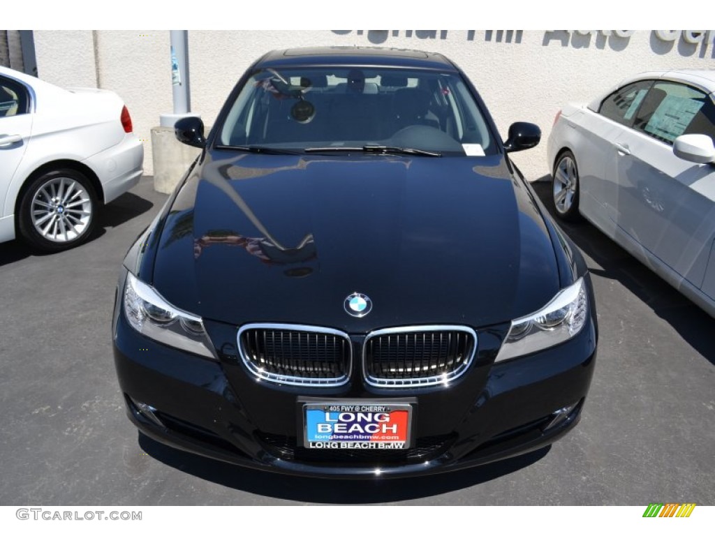 2011 3 Series 328i Sedan - Jet Black / Black Dakota Leather photo #6
