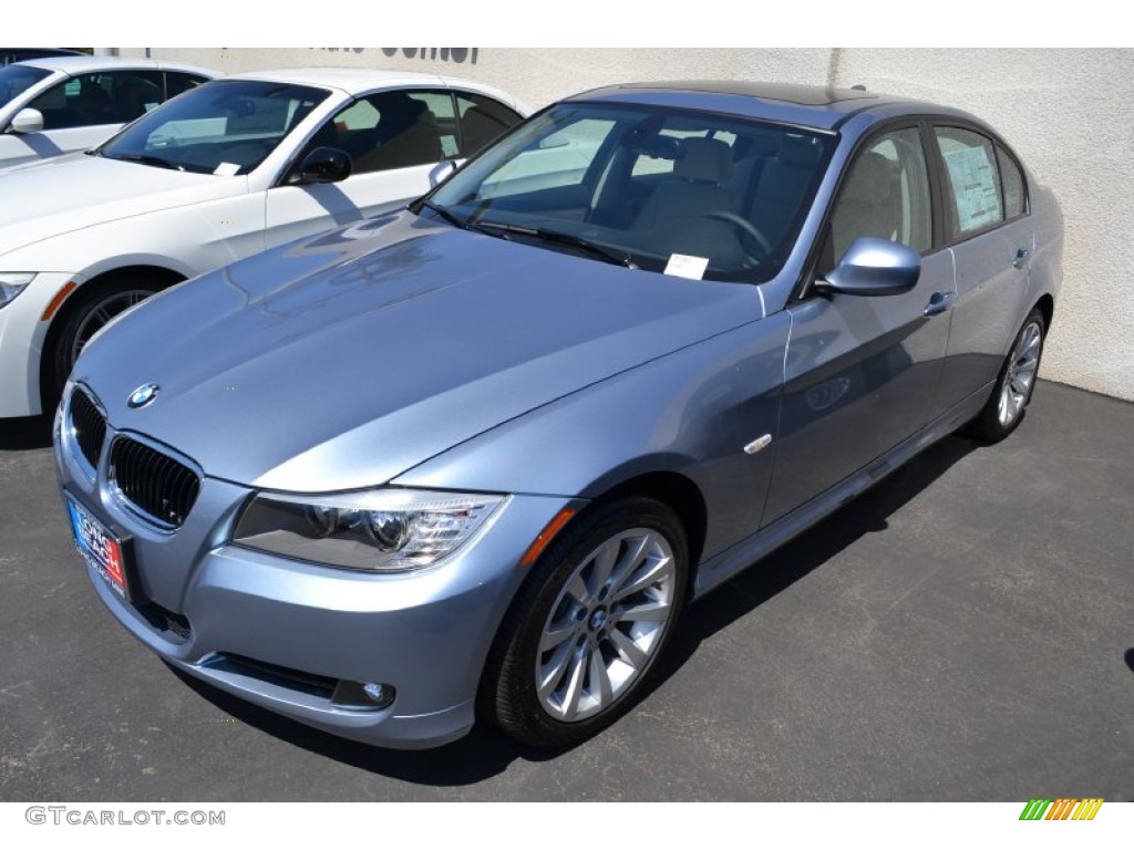 2011 3 Series 328i Sedan - Blue Water Metallic / Oyster/Black Dakota Leather photo #4