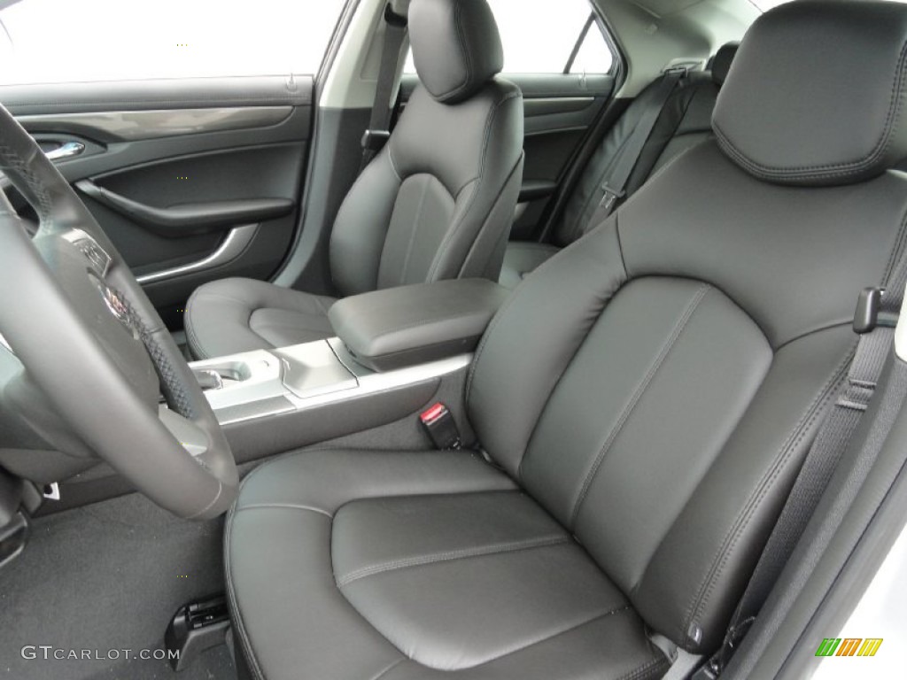Ebony Interior 2011 Cadillac CTS 4 3.0 AWD Sedan Photo #50884882