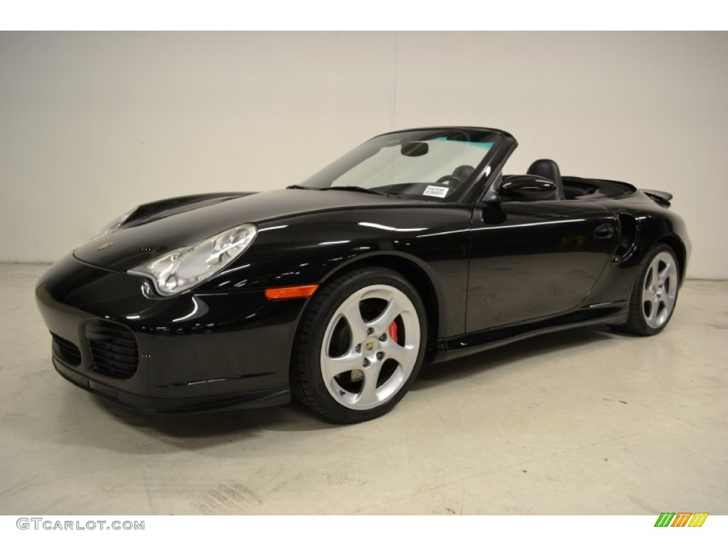 Black 2004 Porsche 911 Turbo Cabriolet Exterior Photo #50885197