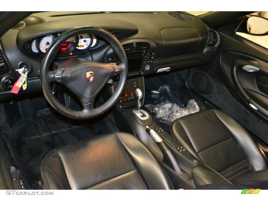 Black Interior 2004 Porsche 911 Turbo Cabriolet Photo #50885239