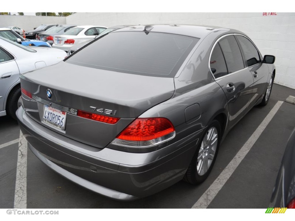 2002 7 Series 745i Sedan - Kalahari Beige Metallic / Black photo #6