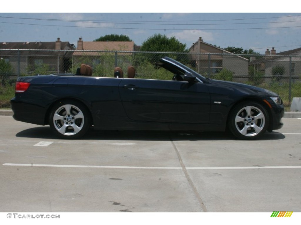 2007 3 Series 328i Convertible - Monaco Blue Metallic / Saddle Brown/Black photo #7