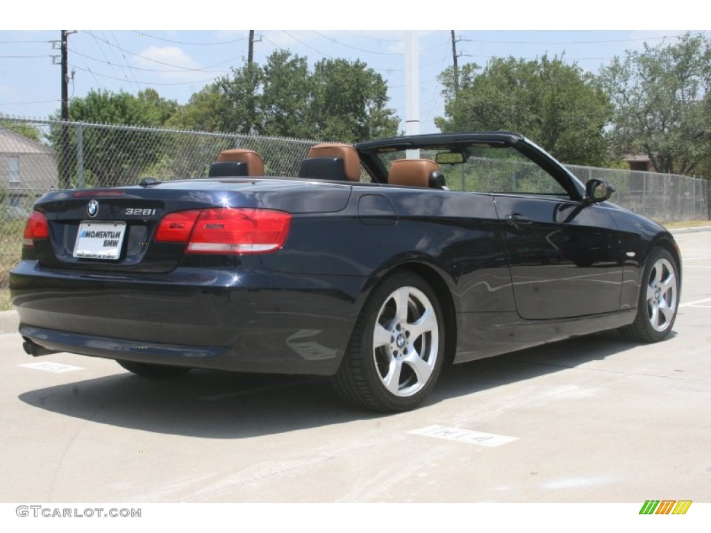 2007 3 Series 328i Convertible - Monaco Blue Metallic / Saddle Brown/Black photo #11