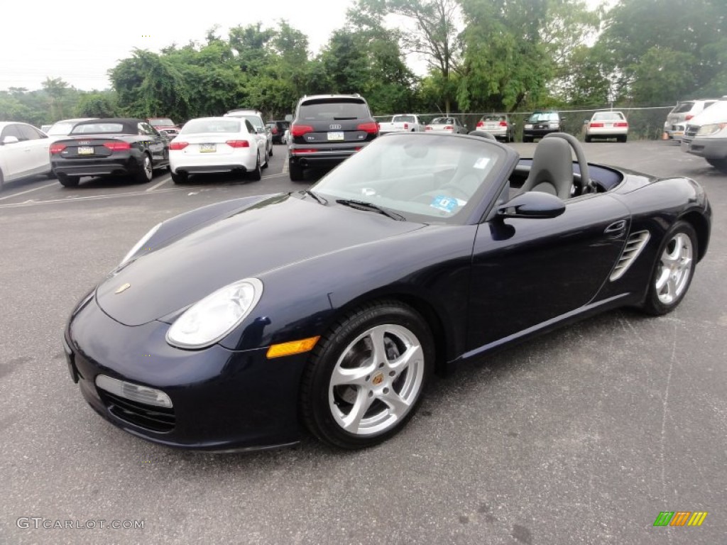 Lapis Blue Metallic 2005 Porsche Boxster Standard Boxster Model Exterior Photo #50885797