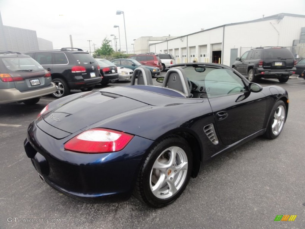 Lapis Blue Metallic 2005 Porsche Boxster Standard Boxster Model Exterior Photo #50885893