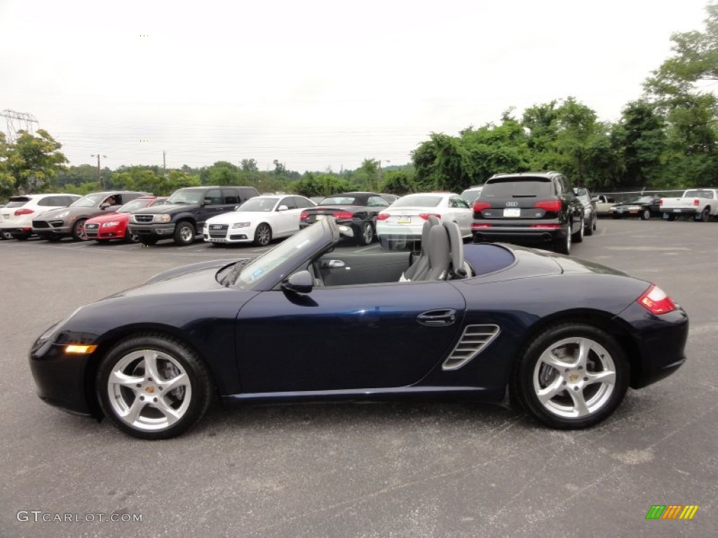 Lapis Blue Metallic 2005 Porsche Boxster Standard Boxster Model Exterior Photo #50885938