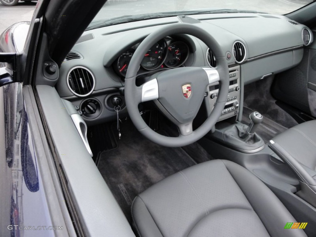 Stone Grey Interior 2005 Porsche Boxster Standard Boxster Model Photo #50885957