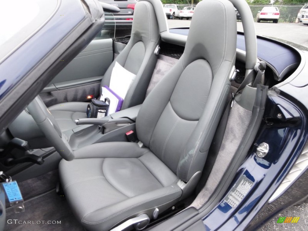 Stone Grey Interior 2005 Porsche Boxster Standard Boxster Model Photo #50886037