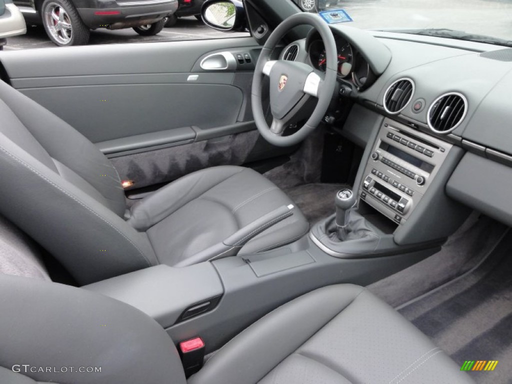 Stone Grey Interior 2005 Porsche Boxster Standard Boxster Model Photo #50886067