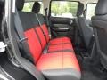 Dark Slate Gray/Red 2008 Dodge Nitro R/T Interior Color