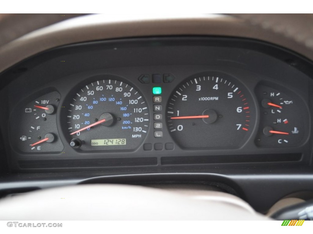 2002 Toyota Land Cruiser Standard Land Cruiser Model Gauges Photo #50887642