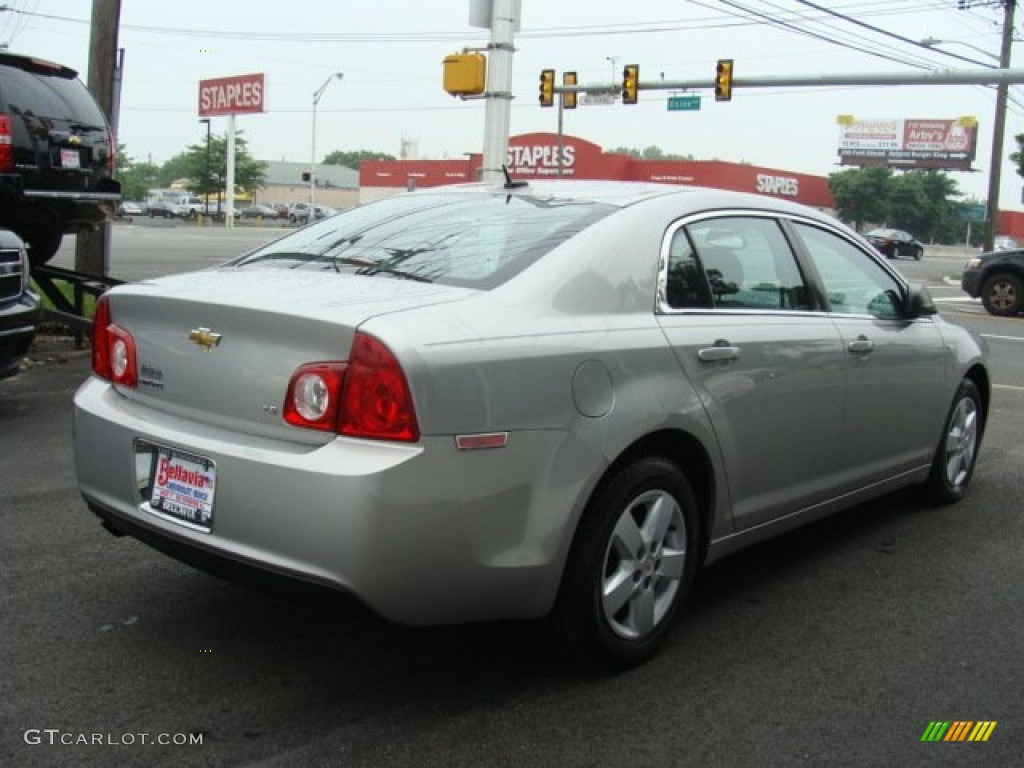 2008 Malibu LS Sedan - Silverstone Metallic / Titanium Gray photo #4