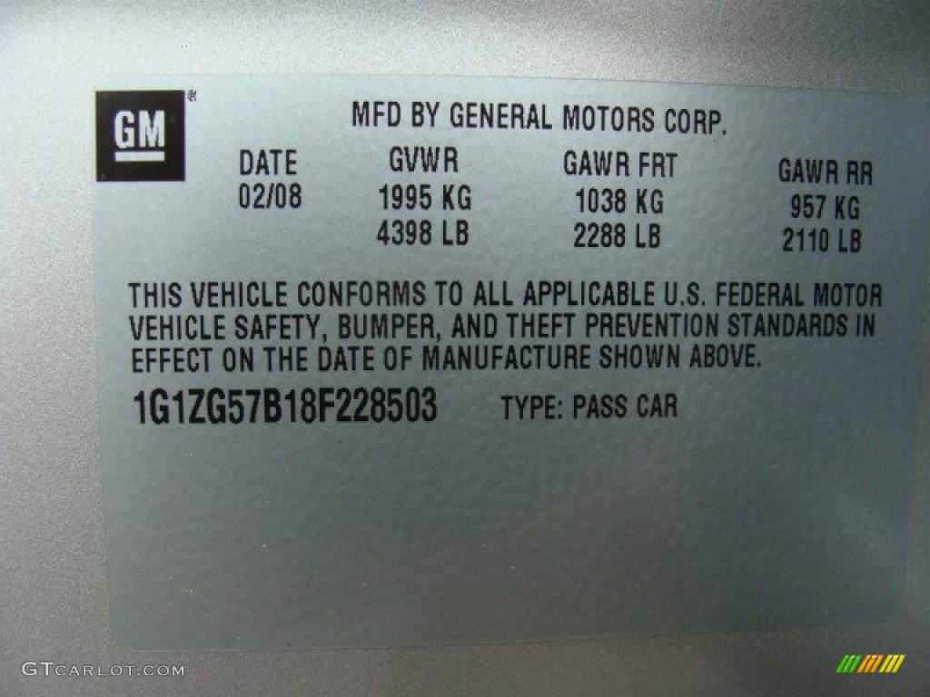 2008 Malibu LS Sedan - Silverstone Metallic / Titanium Gray photo #15