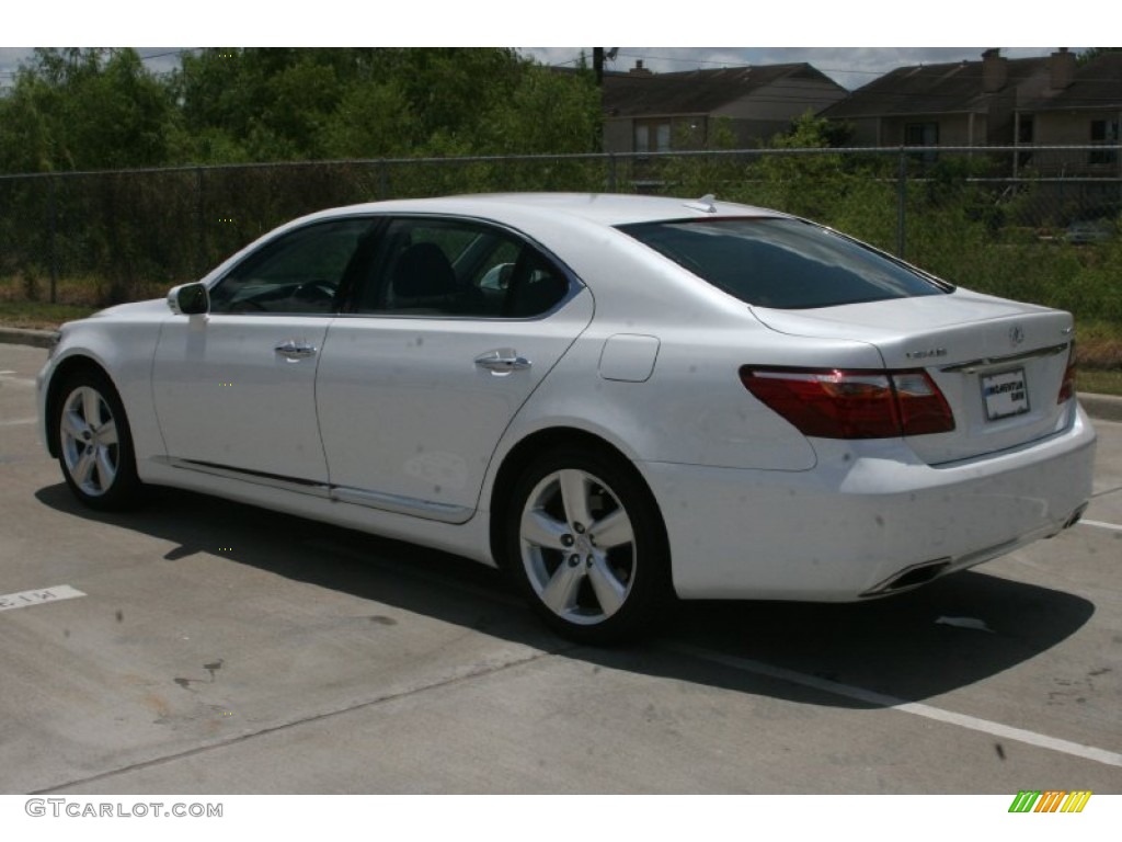 2010 LS 460 L - Starfire Pearl / Black photo #2