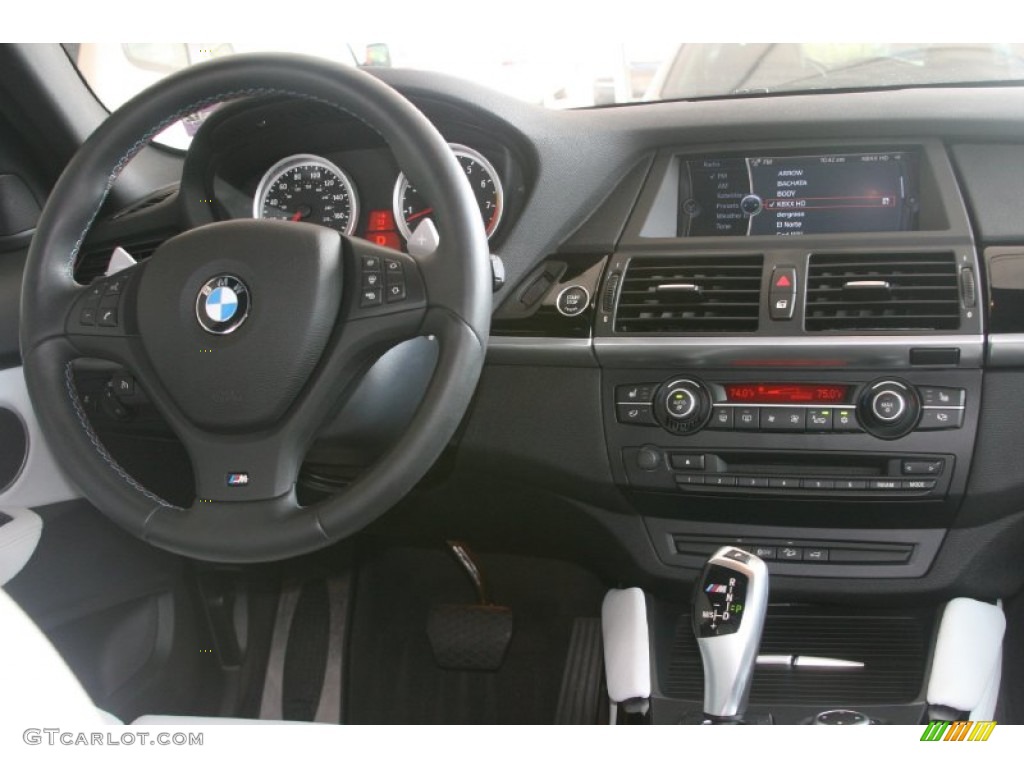 2010 BMW X6 M Standard X6 M Model Silverstone II Dashboard Photo #50890186