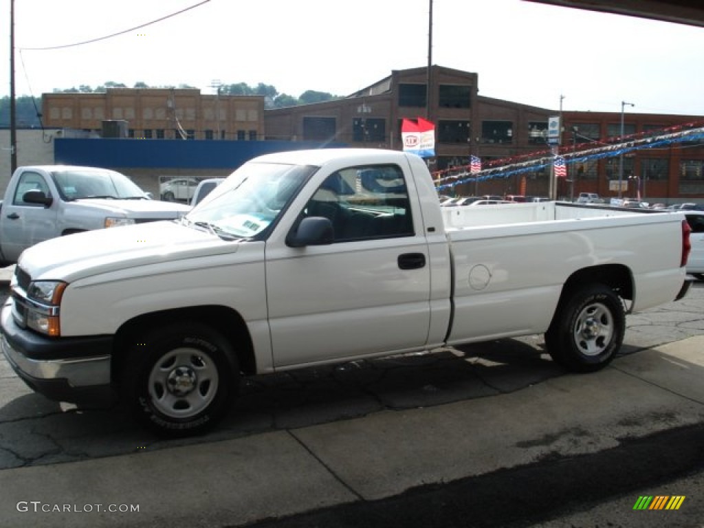 2003 Silverado 1500 Regular Cab - Summit White / Dark Charcoal photo #5