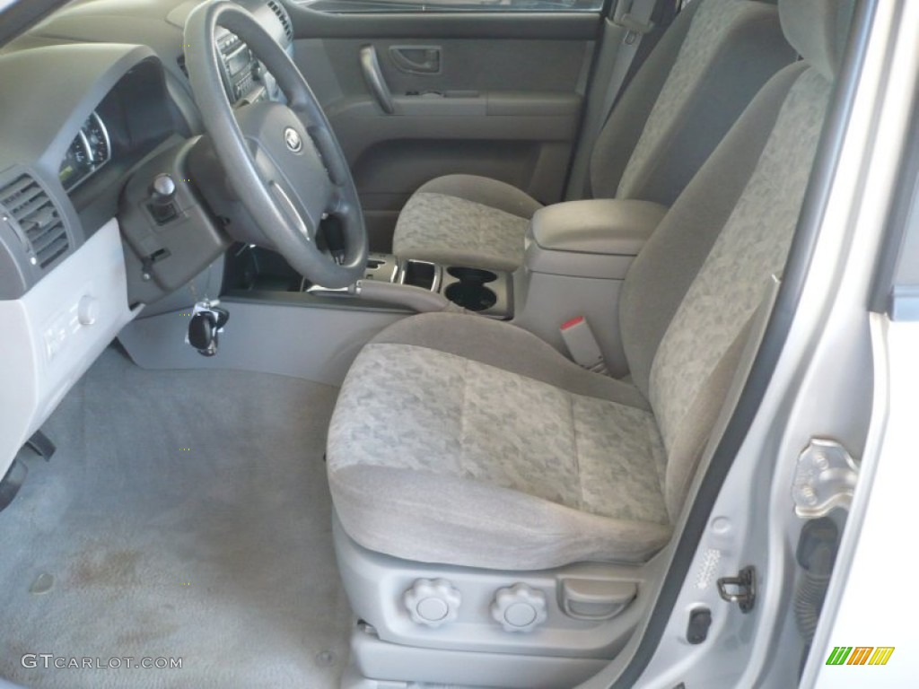 Gray Interior 2007 Kia Sorento LX 4WD Photo #50891502