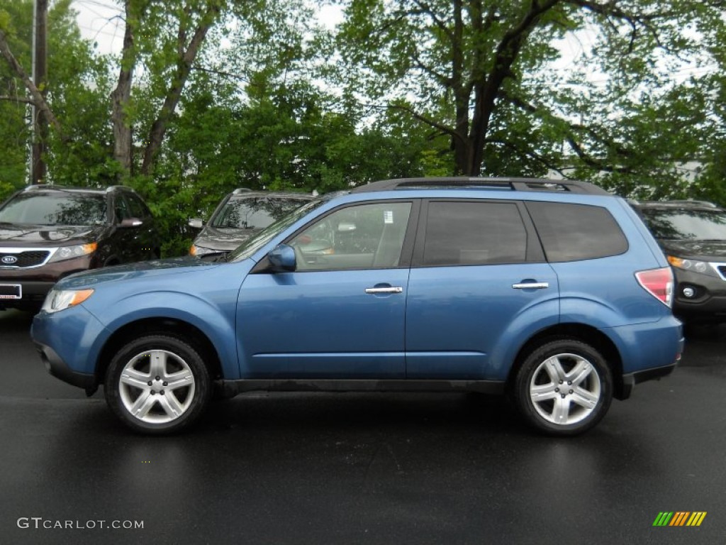 Newport Blue Pearl 2010 Subaru Forester 2.5 X Limited Exterior Photo #50892088