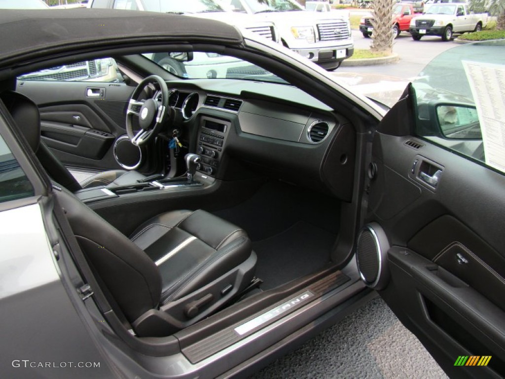 Charcoal Black/Cashmere Interior 2010 Ford Mustang GT Premium Convertible Photo #50892709