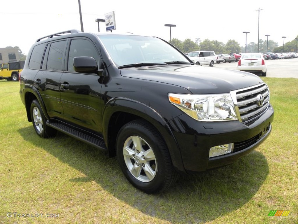 2011 Land Cruiser  - Black / Sand Beige photo #1