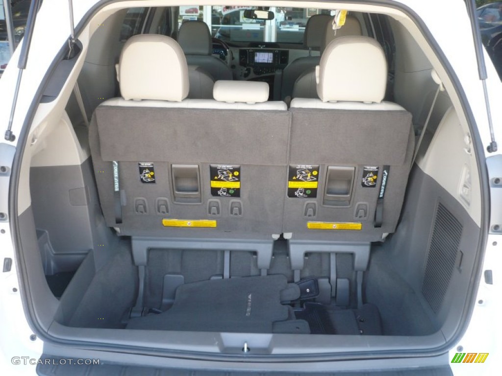 2011 Sienna Limited AWD - Super White / Bisque photo #13