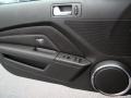 Charcoal Black/Cashmere 2010 Ford Mustang GT Premium Convertible Door Panel