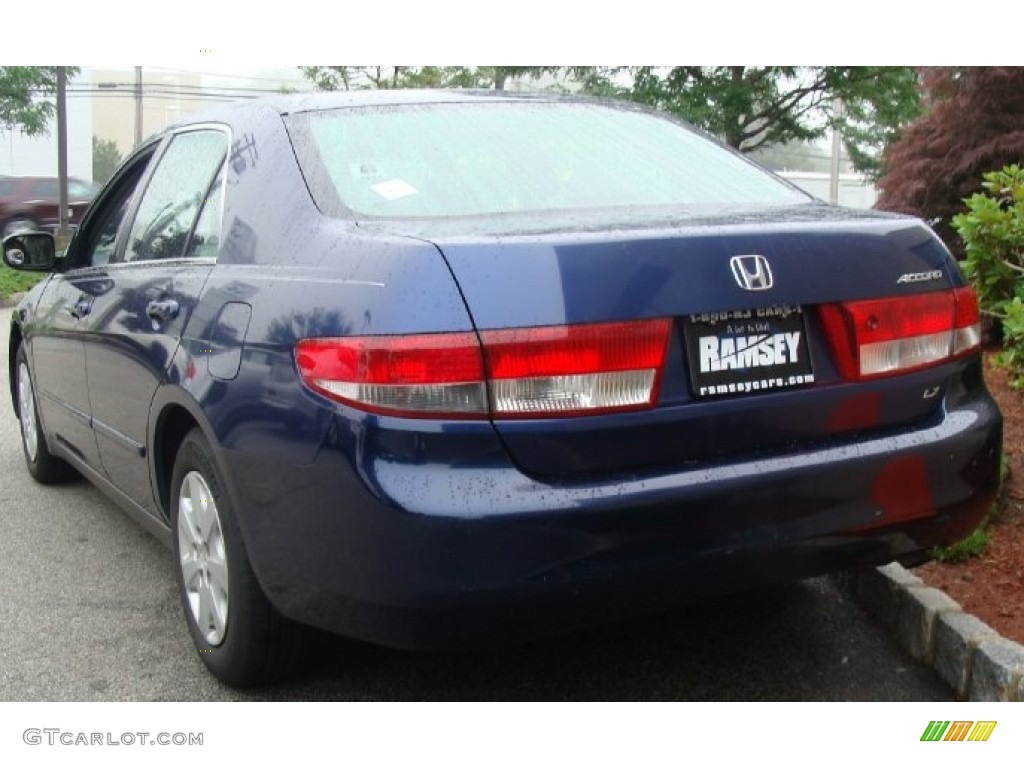 2003 Accord LX Sedan - Eternal Blue Pearl / Gray photo #5