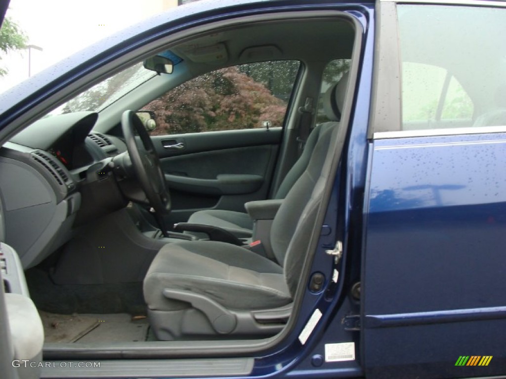 2003 Accord LX Sedan - Eternal Blue Pearl / Gray photo #9