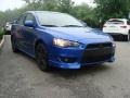 2009 Octane Blue Pearl Mitsubishi Lancer ES Sport  photo #3