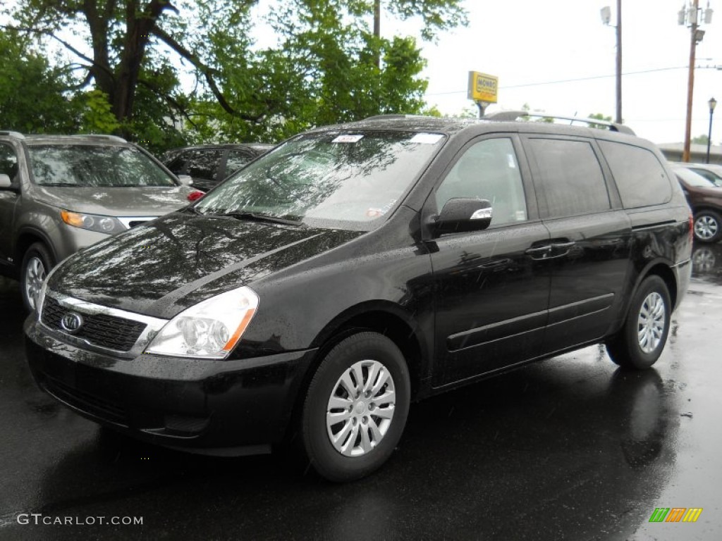 2011 Sedona LX - Midnight Black / Gray photo #1