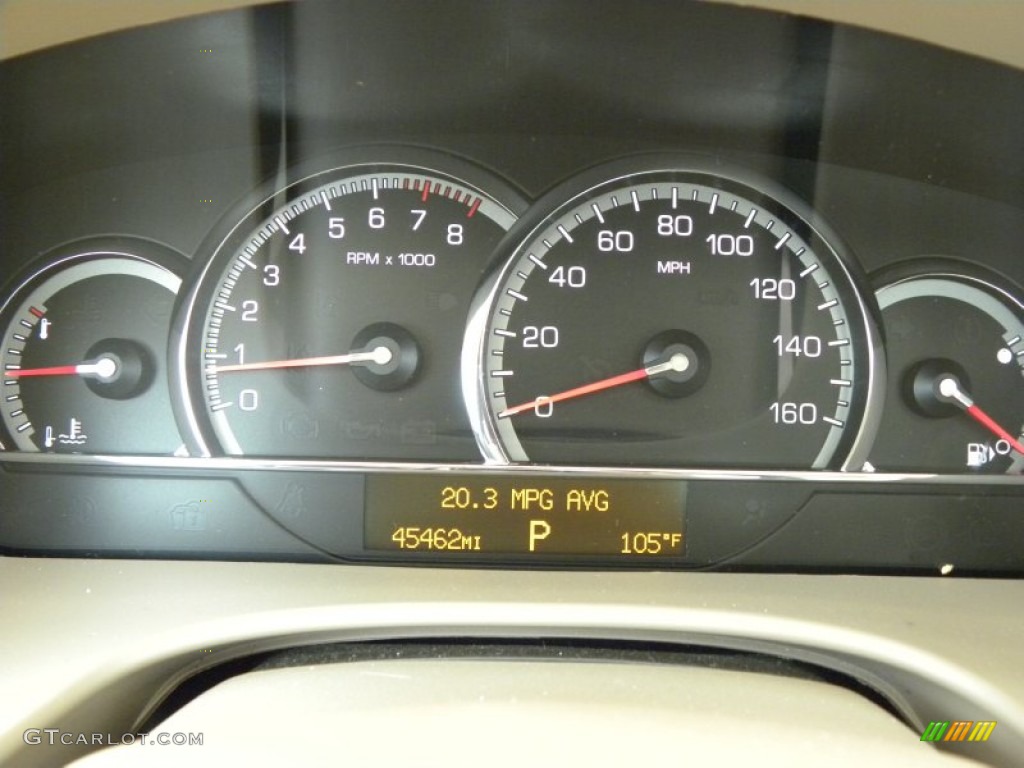 2008 Cadillac STS V8 Gauges Photo #50894374