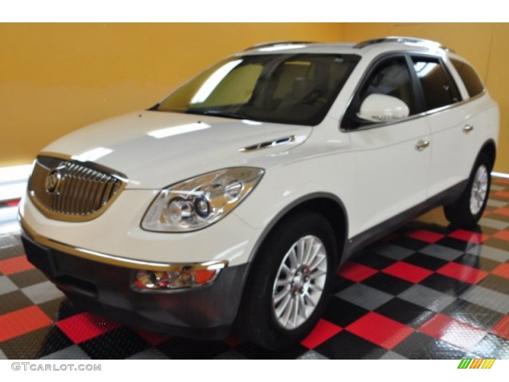 2008 Enclave CXL AWD - Platinum Ice Metallic / Cashmere/Cocoa photo #2