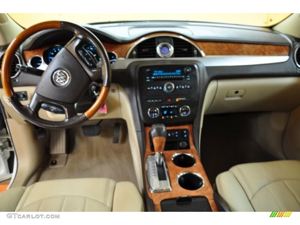 2008 Enclave CXL AWD - Platinum Ice Metallic / Cashmere/Cocoa photo #5