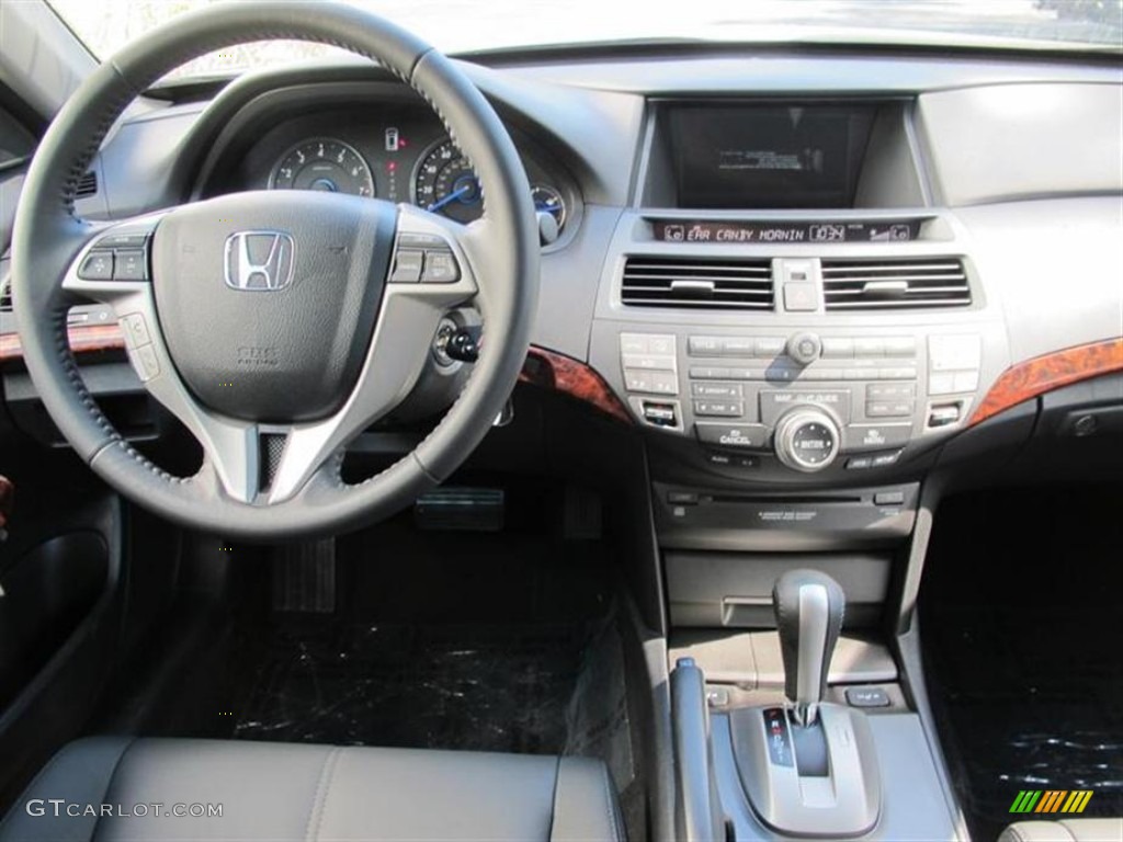 2011 Honda Accord Crosstour EX-L 4WD Black Dashboard Photo #50896258