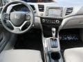 2012 Polished Metal Metallic Honda Civic EX-L Sedan  photo #4