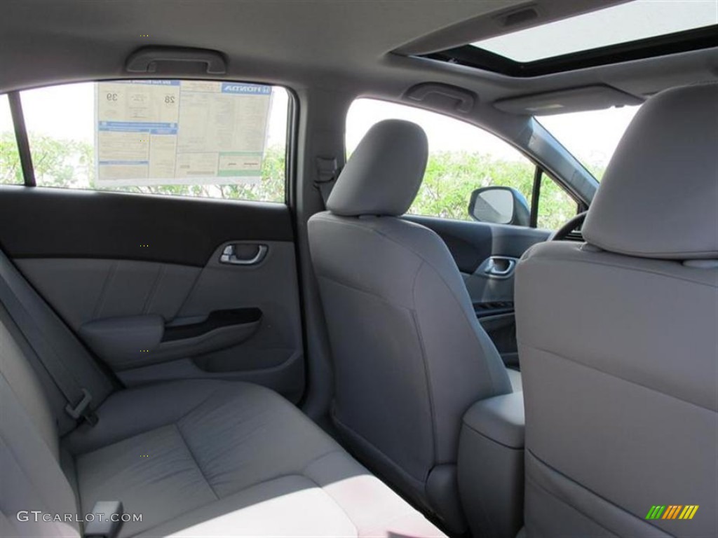 Gray Interior 2012 Honda Civic EX-L Sedan Photo #50896477