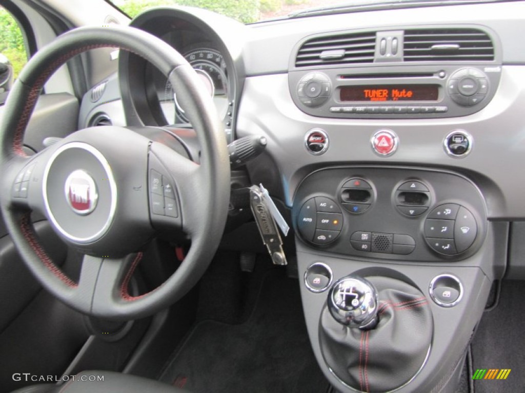 2012 Fiat 500 Sport Prima Edizione Controls Photo #50897359